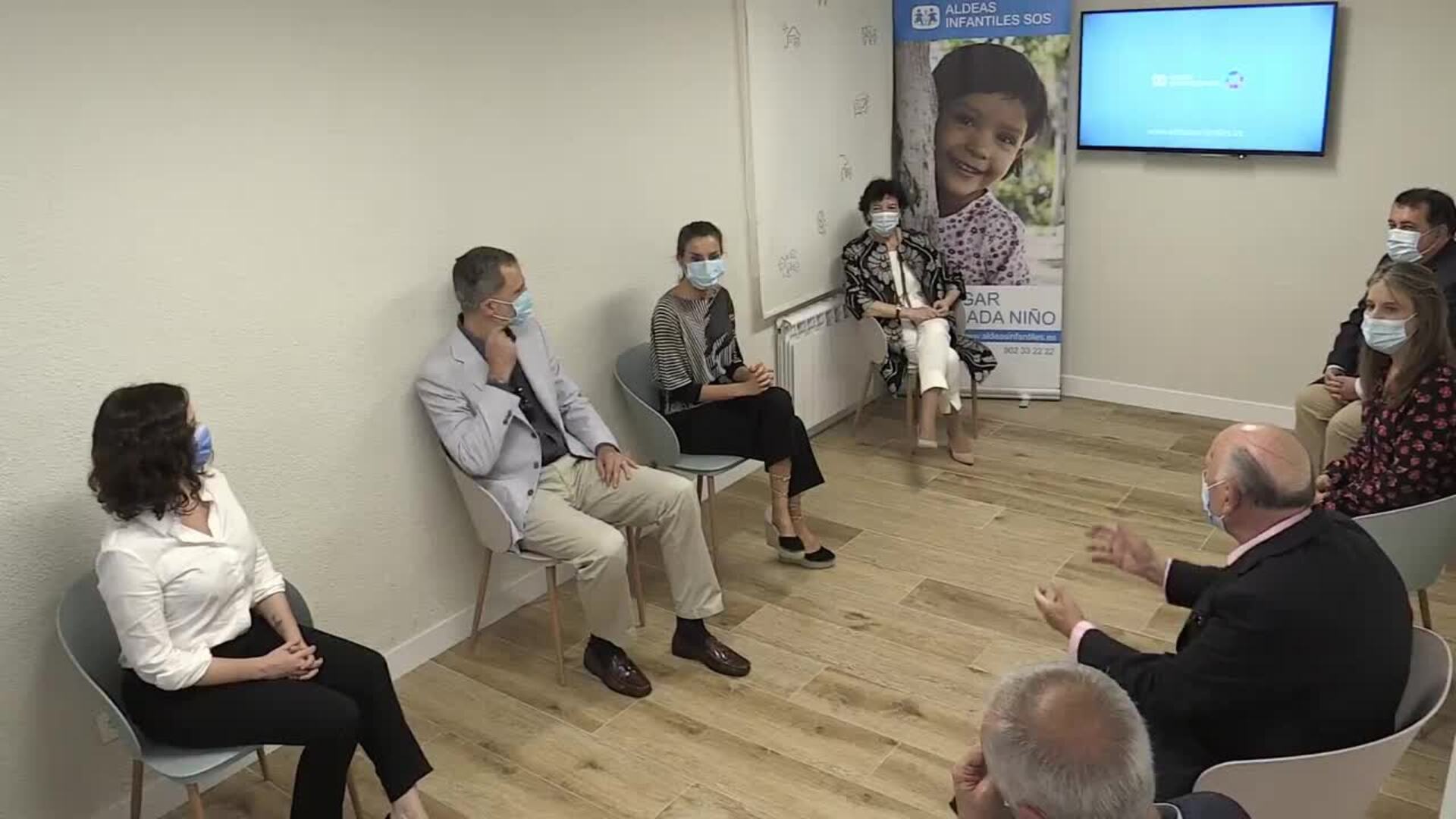 Los reyes en Aldeas Infantiles