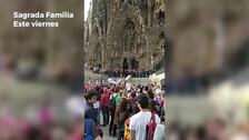 La Sagrada Familia cierra al no poder garantizar la seguridad de los visitantes