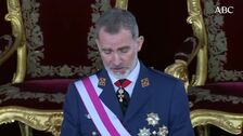 El Rey ensalza a las Fuerzas Armadas por su trabajo «en defensa de los valores constitucionales»