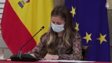 Las hijas de los Reyes se suman a la reunión del patronato de la Fundación Princesa de Girona