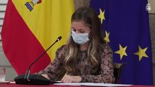 Las hijas de los Reyes se suman a la reunión del patronato de la Fundación Princesa de Girona