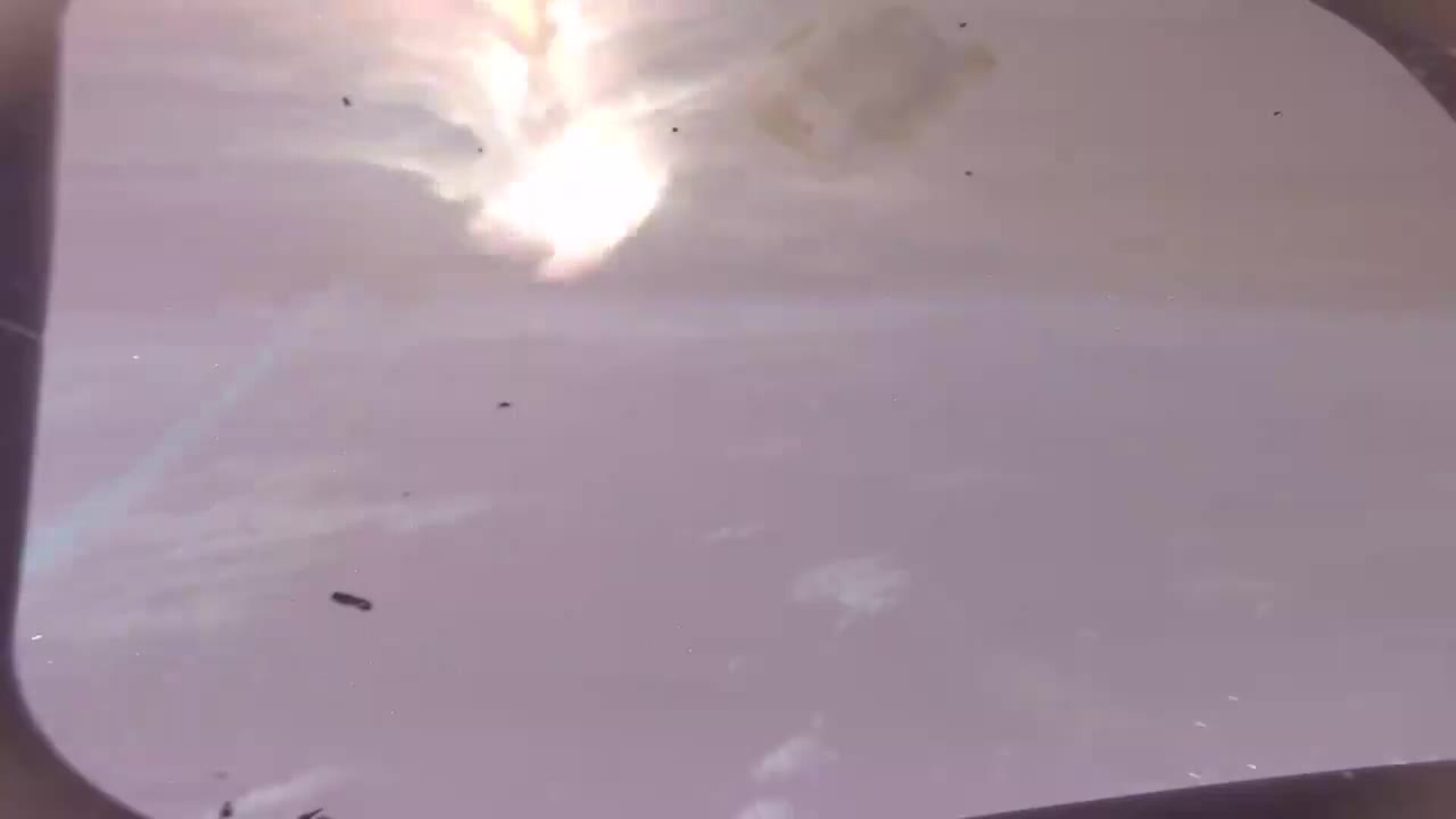 Imagen de Orion haciendo su reentrada a la Tierra