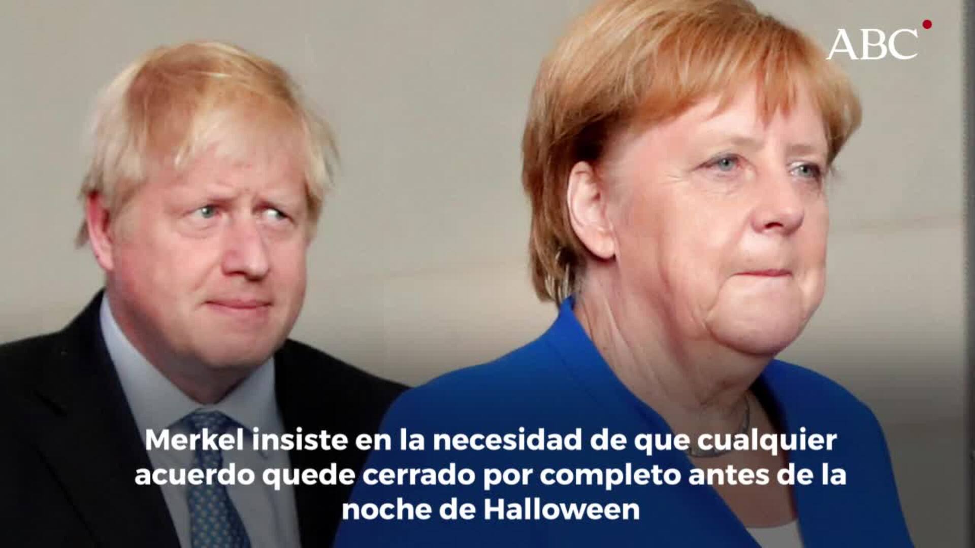 Merkel confía en una posible solución para la frontera irlandesa en un mes