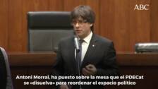 Puigdemont ultima su plan para lograr la «disolución» política del PDECat