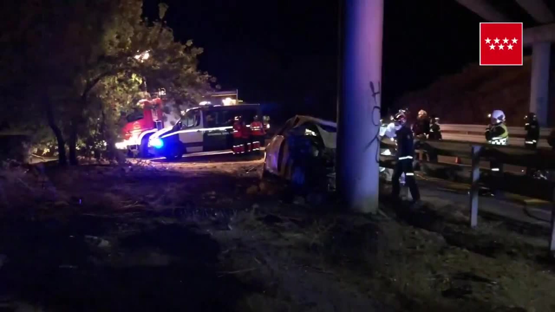El accidente se ha producido en el kilómetro 2 de la carretera M-527, en Guadarrama