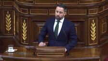 Abascal ignora a Pedro Sánchez y se dirige al «frente popular»: «Ni venceréis ni convenceréis»