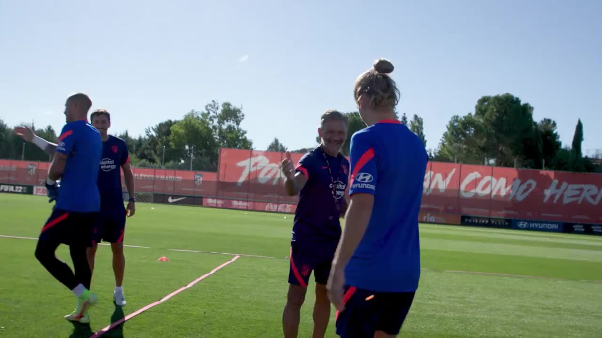 Griezmann ya entrena con el Atlético