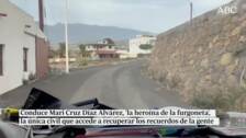La heroína de la furgoneta de La Palma: «Hay gente que se lleva solo la ceniza de sus familiares»