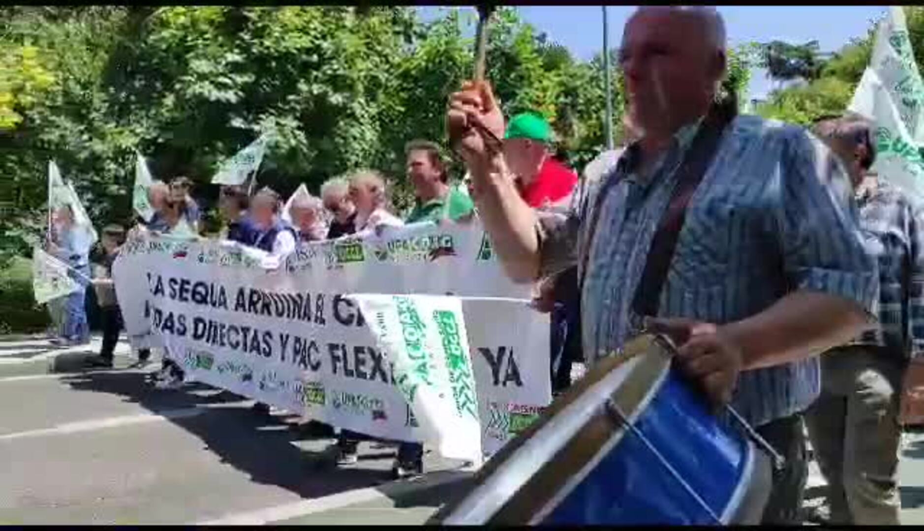 Los manifestantes han recorrido calles céntricas de Valladolid