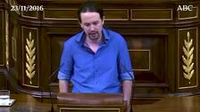 Cuando Iglesias pedía minutos de silencio por la pobreza energética con la luz a un tercio del precio actual