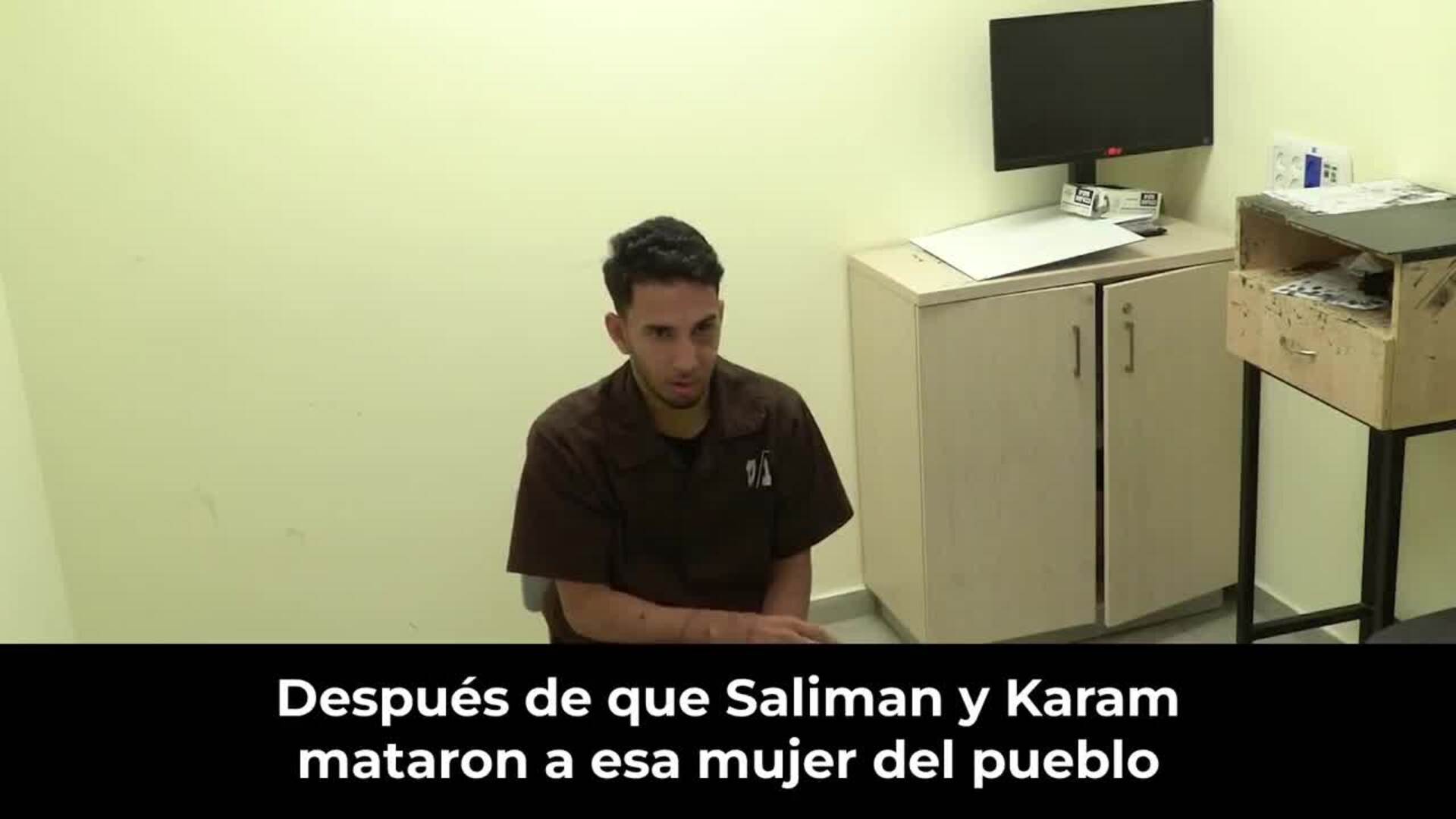 Los terroristas de Hamás capturados por Israel