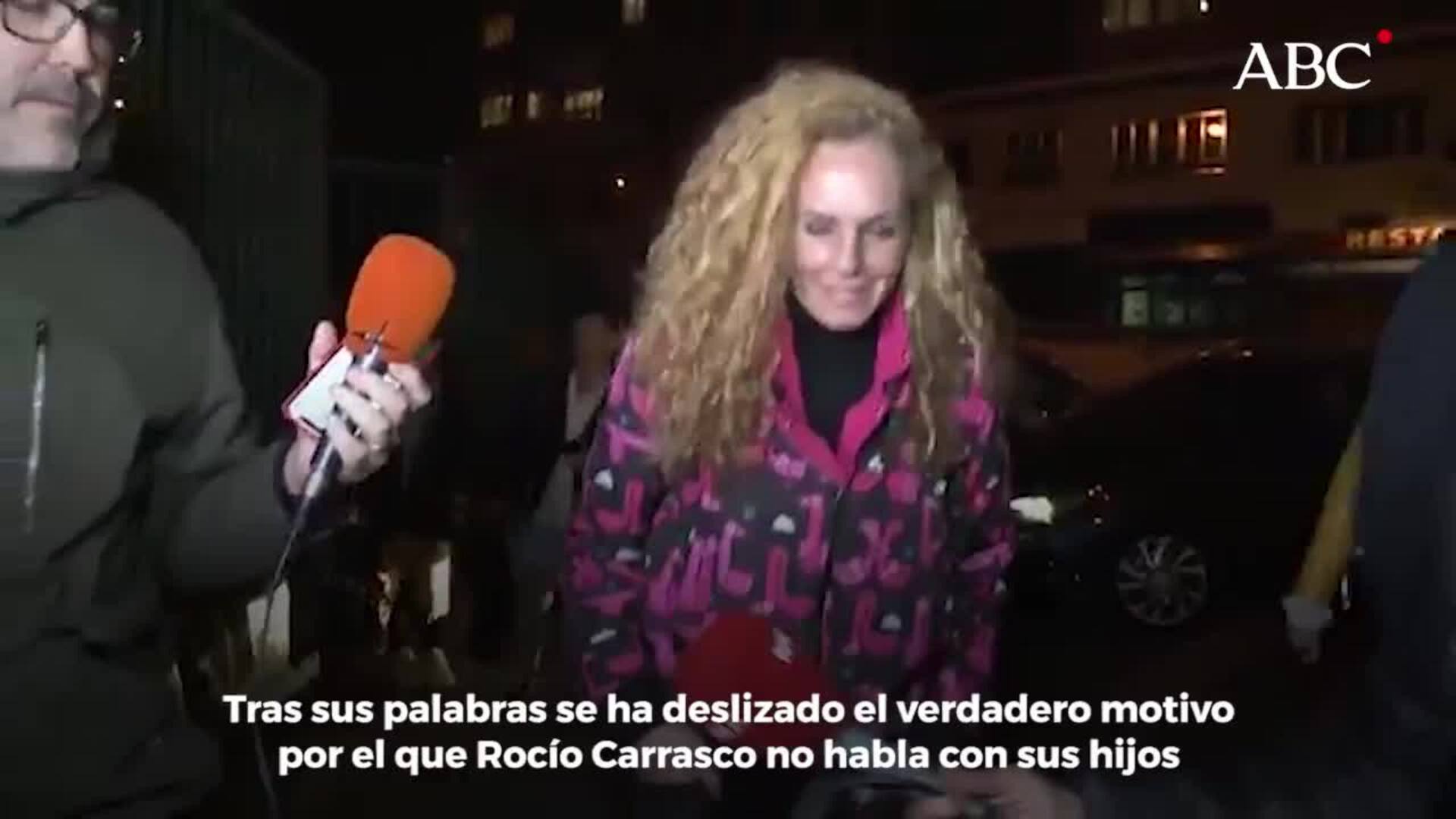 Rocío Carrasco y Antonio David Flores