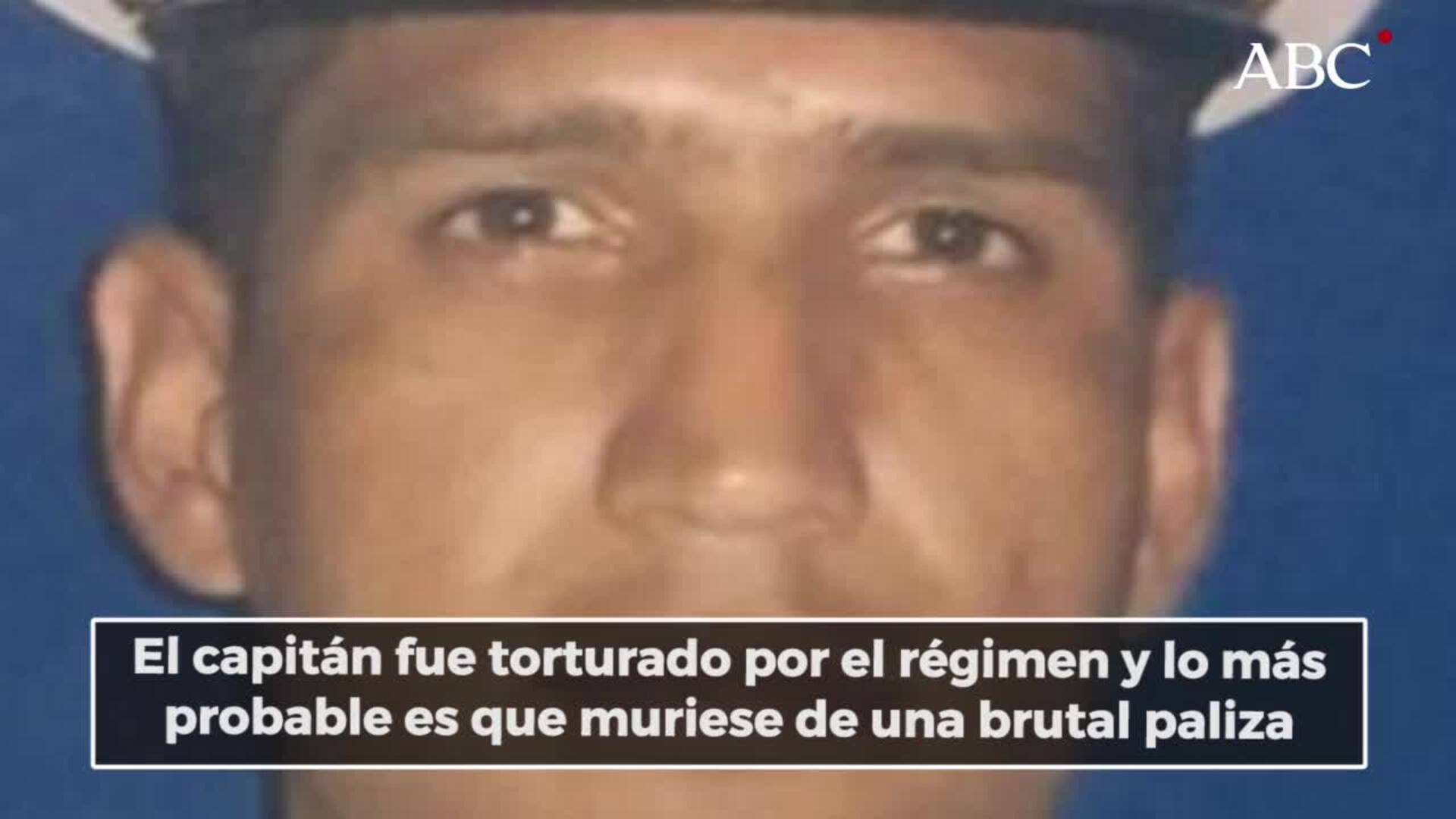 El capitánd de corbeta Rafael Acosta, asesinado por el chavismo