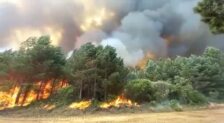 El incendio de la Sierra de la Culebra no frena y ya es el peor del último decenio