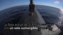 La flota actual de la Armada cuenta con un solo sumergible hasta 2021