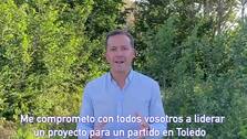 Carlos Velázquez anuncia que se presenta a liderar el PP de Toledo