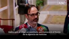 Garea, tras ser destituido por Sánchez como presidente de EFE: «No es una agencia de noticias del Gobierno»