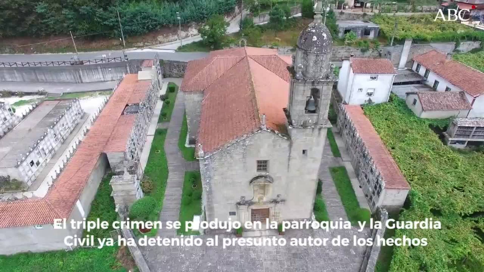 Detenido el presunto autor del triple asesinato en Valga