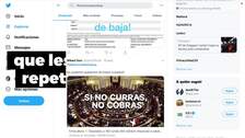 «Si no curras, no cobras», la campaña que triunfa en internet para que diputados y senadores renuncien a su indemnización por la disolución de las Cortes