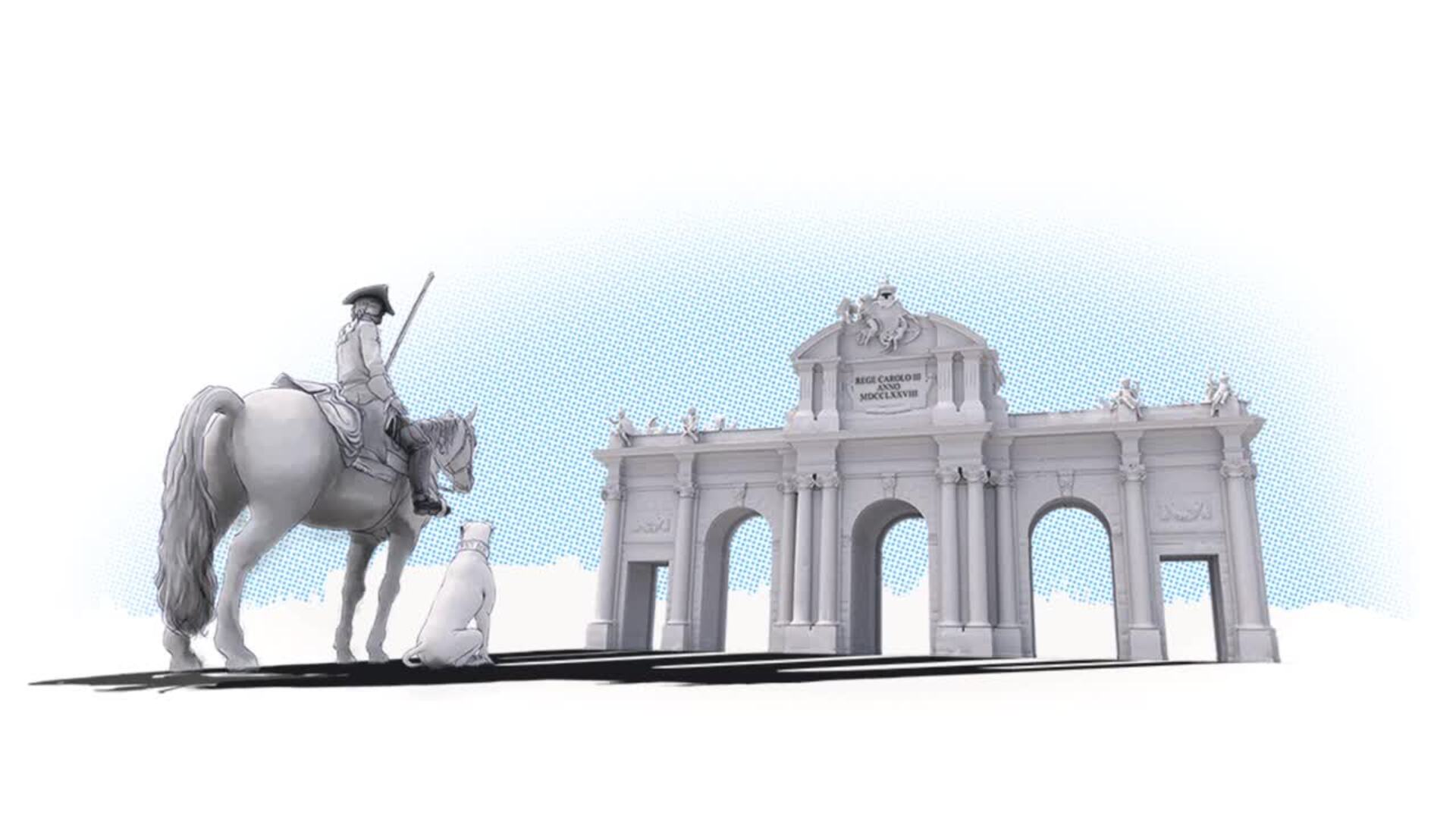 La Puerta de Alcalá, como la vio Carlos III