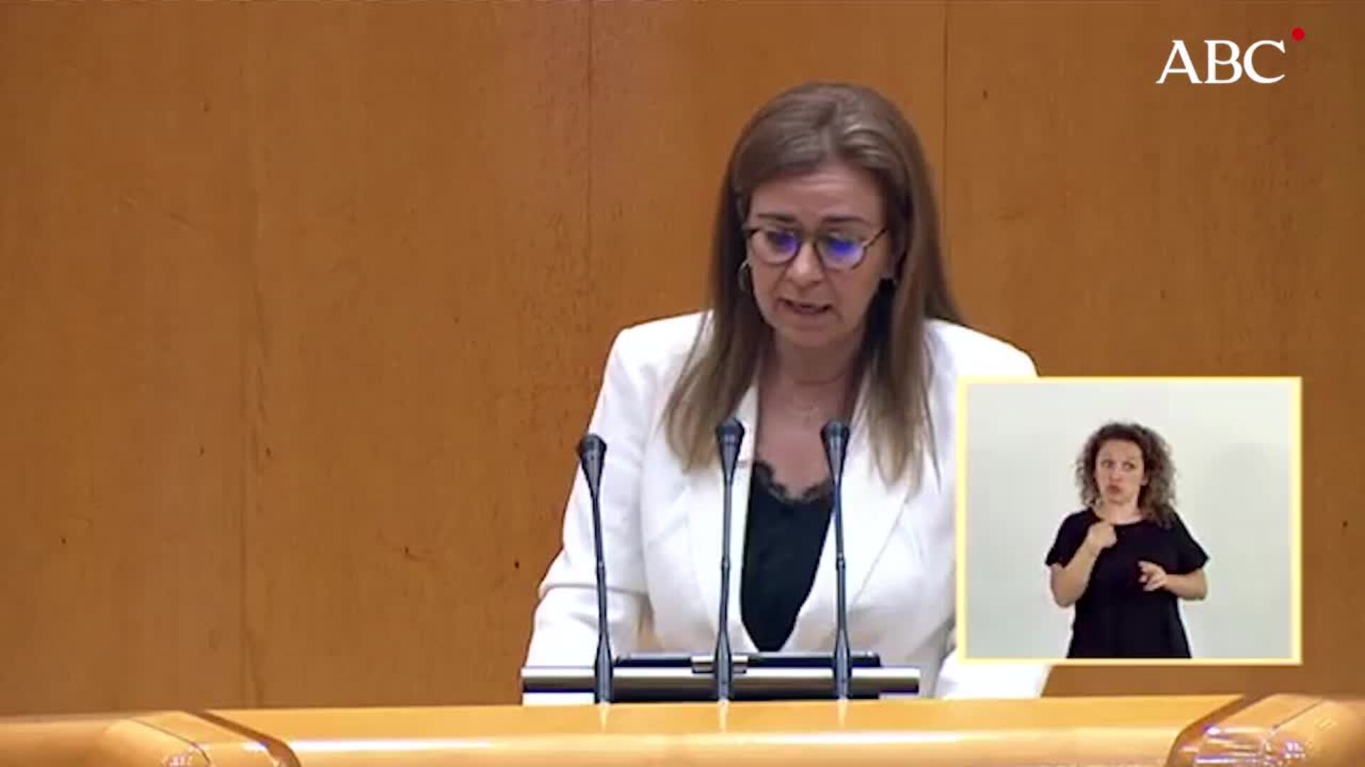 vídeo: El ministro de Sanidad, Salvador Illa, debate con la senadora del PP, Teresa Ruiz-Sillero, sobre transparencia