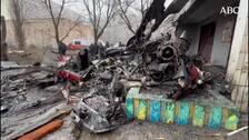 Muere la cúpula del Ministerio del Interior de Ucrania al estrellarse su helicóptero cerca de una guardería de Kiev