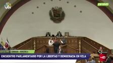 El discurso de Maroto contra Maduro desata una bronca de los chavistas en la Asamblea de Venezuela