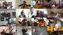 Los músicos de la Sinfónica de Galicia graban desde sus casas una pieza de ánimo para superar la pandemia