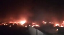 Los vecinos de San Pedro del Arroyo vuelven a sus casas una vez controlado el incendio
