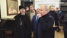 Putin visita por sorpresa Crimea en el noveno aniversario de su anexión