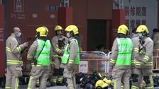 Atrapadas 300 personas por un incendio en el rascacielos World Trade Centre de Hong Kong