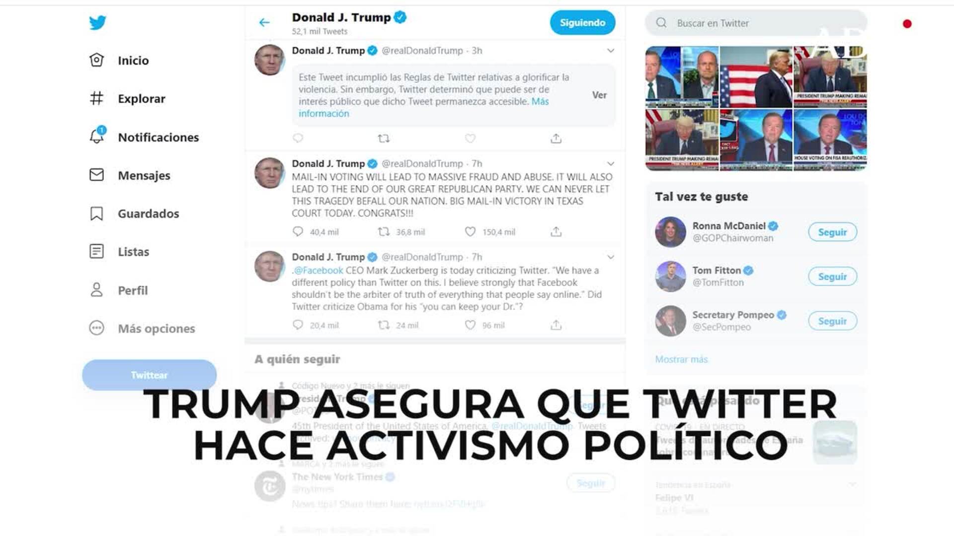Donald Trump cumple su amenaza y firma la orden ejecutiva contra las redes sociales