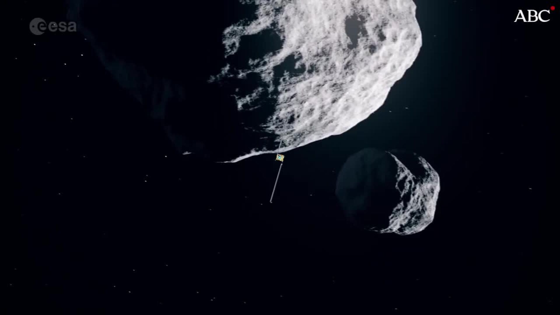 Recreación del sistema binario Didymos