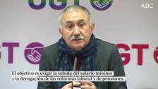 UGT y CC.OO. convocan movilizaciones en toda España el 11 de febrero contra la política de Sánchez