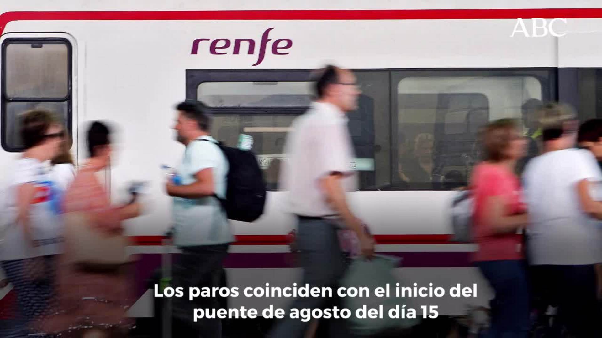 La huelga de Renfe provoca la cancelación de 325 trenes