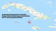 Un terremoto sacude el Caribe entre Cuba y Jamaica sin daños personales