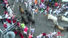 Séptimo encierro de San Fermín 2019: Por fin los toros toman el mando