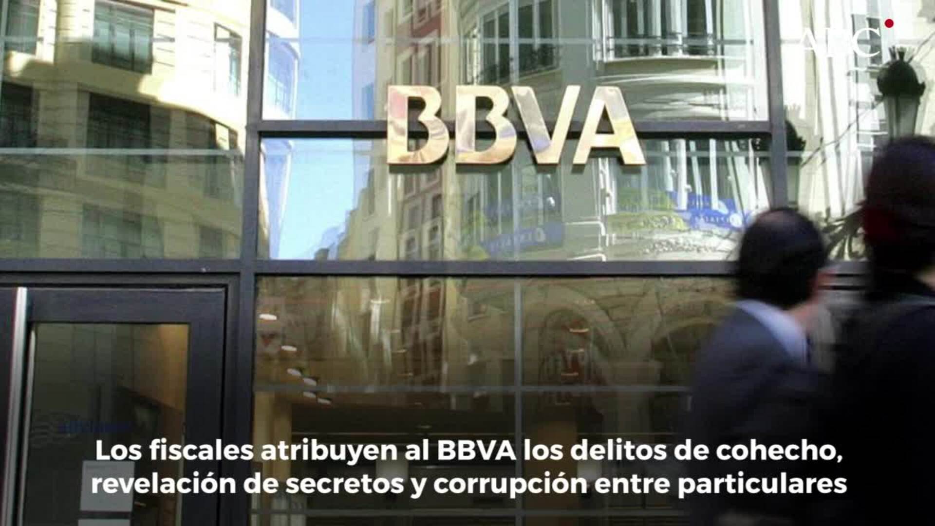 La Fiscalía imputa al BBVA como persona jurídica
