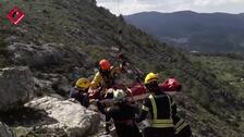 Muere una senderista de 40 años por una caída tras un desprendimiento en Vall de Laguart