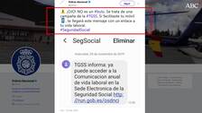 La Polícia Nacional alerta sobre el bulo del mensaje SMS que envía la Seguridad Social