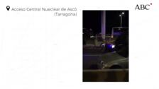 Barricadas de fuego bloquean el acceso a la central nuclear de Ascó
