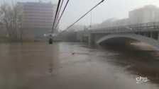 Barcones habla de «situación contenida» sobre los ríos de Burgos a pesar del riesgo de inundaciones