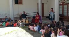 La música de Ana Alcaide y la esgrima antigua abren las Jornadas Alfonsinas del colegio San Lucas y María