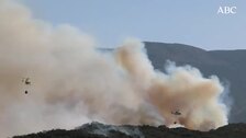 Los ocho pueblos desalojados en el incendio del Moncayo están a salvo, pero preocupa el Parque Natural