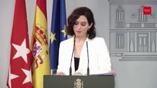 Ayuso: «Si Sánchez sigue por ese camino habrá que elegir entre él o España»