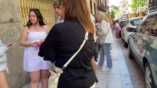 Colas kilómetricas por segundo día consecutivo en el centro de Madrid por la apertura temporal de Shein