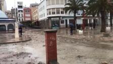 Vídeo: la playa y el paseo marítimo de Vinaroz desaparecen engullidos por el temporal