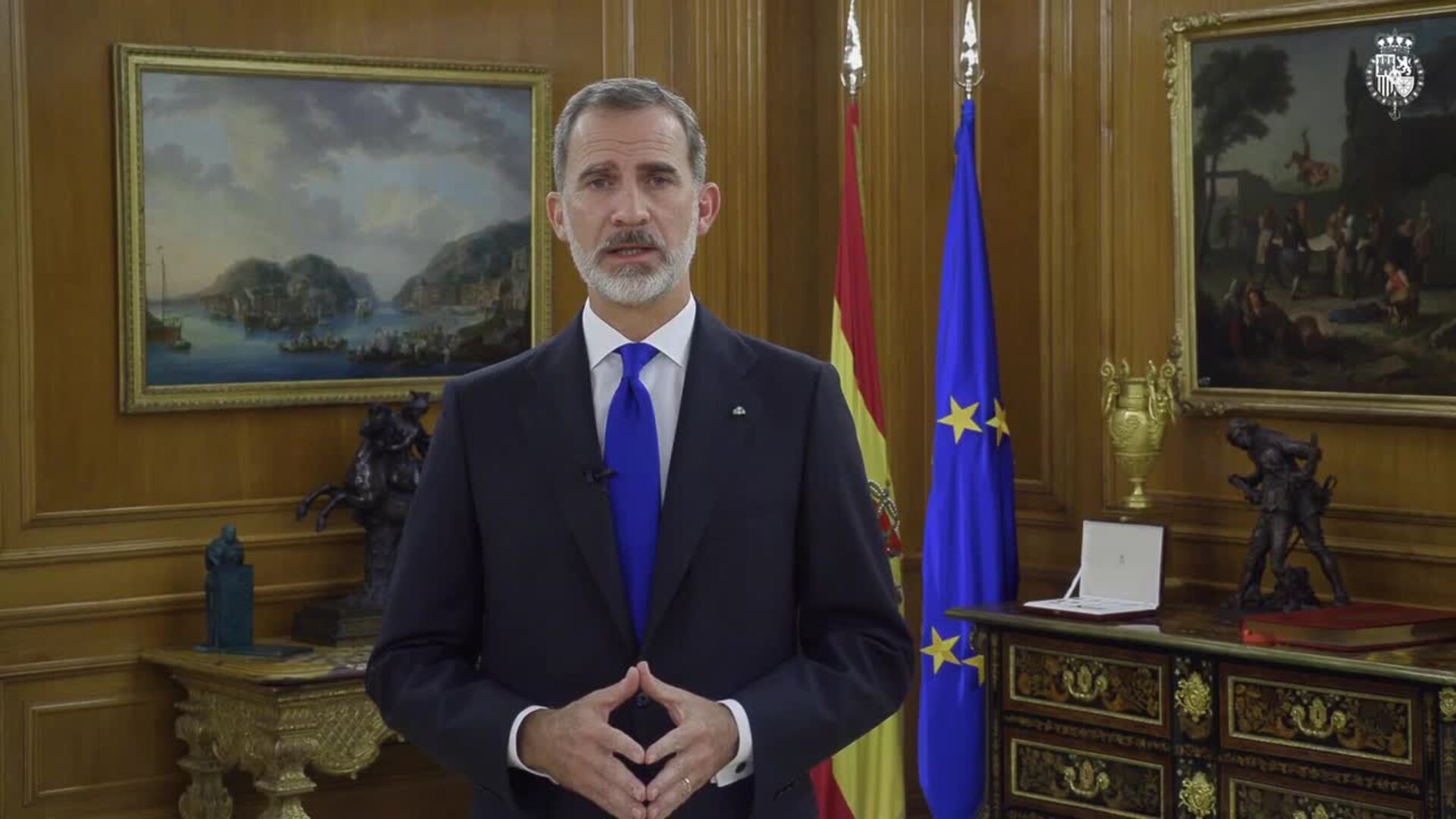Felipe VI: «La paz exige el valor de actuar»