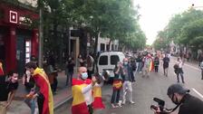 La Policía se despliega en distintas zonas de Madrid por la nueva jornada de protestas contra Sánchez