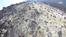 Un paseo por el borde del cráter del volcán sin nombre de La Palma